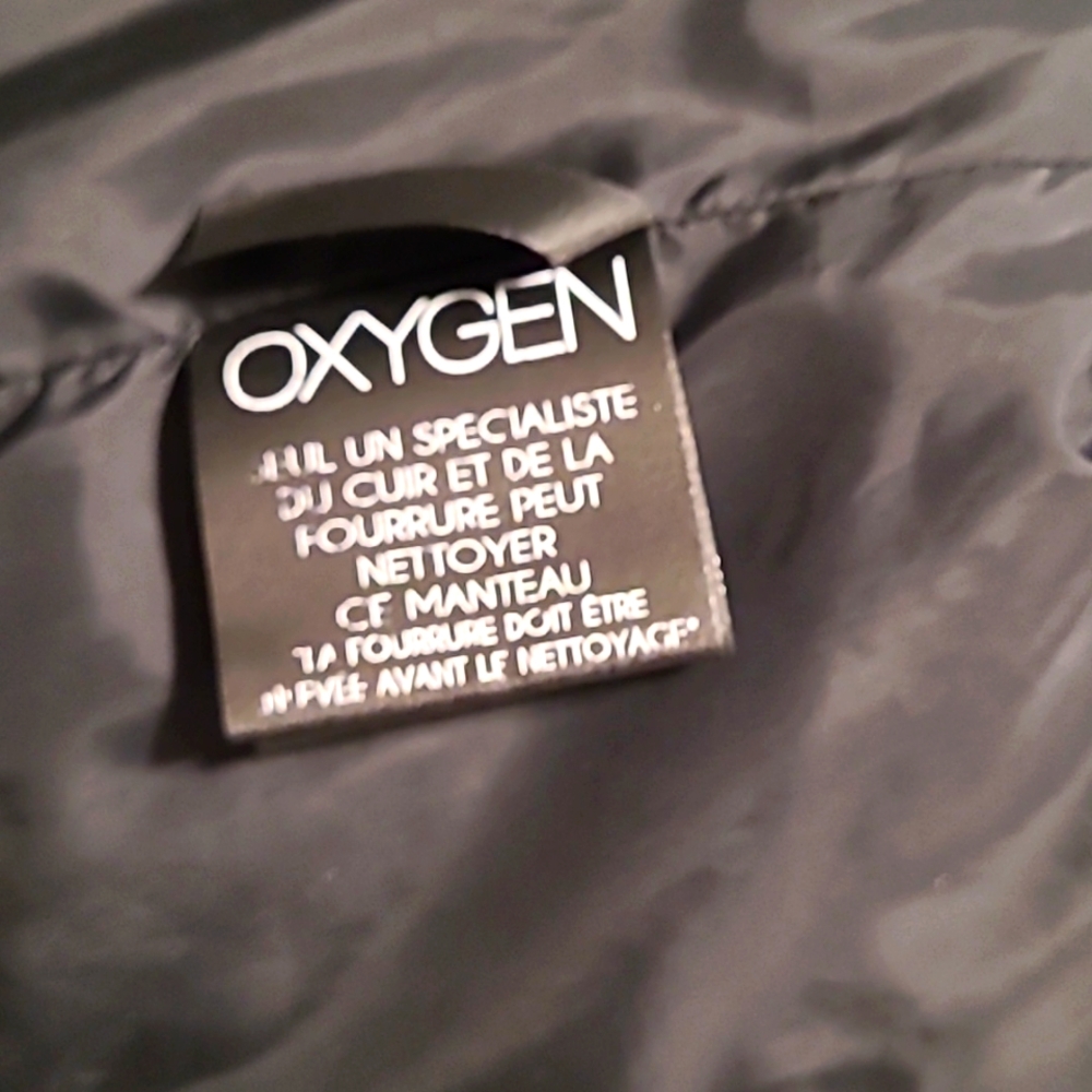 Black women's oxygen collection winter parka jacket Size Large - Picture 6 of 12